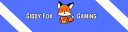 Discovery splash banner for Giddy Fox Gaming Discord server