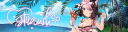 Discovery splash banner for comfy kitty castle ♡ Discord server