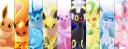 Discovery splash banner for Pokémon Eevee Sleep / ポケスリ Discord server