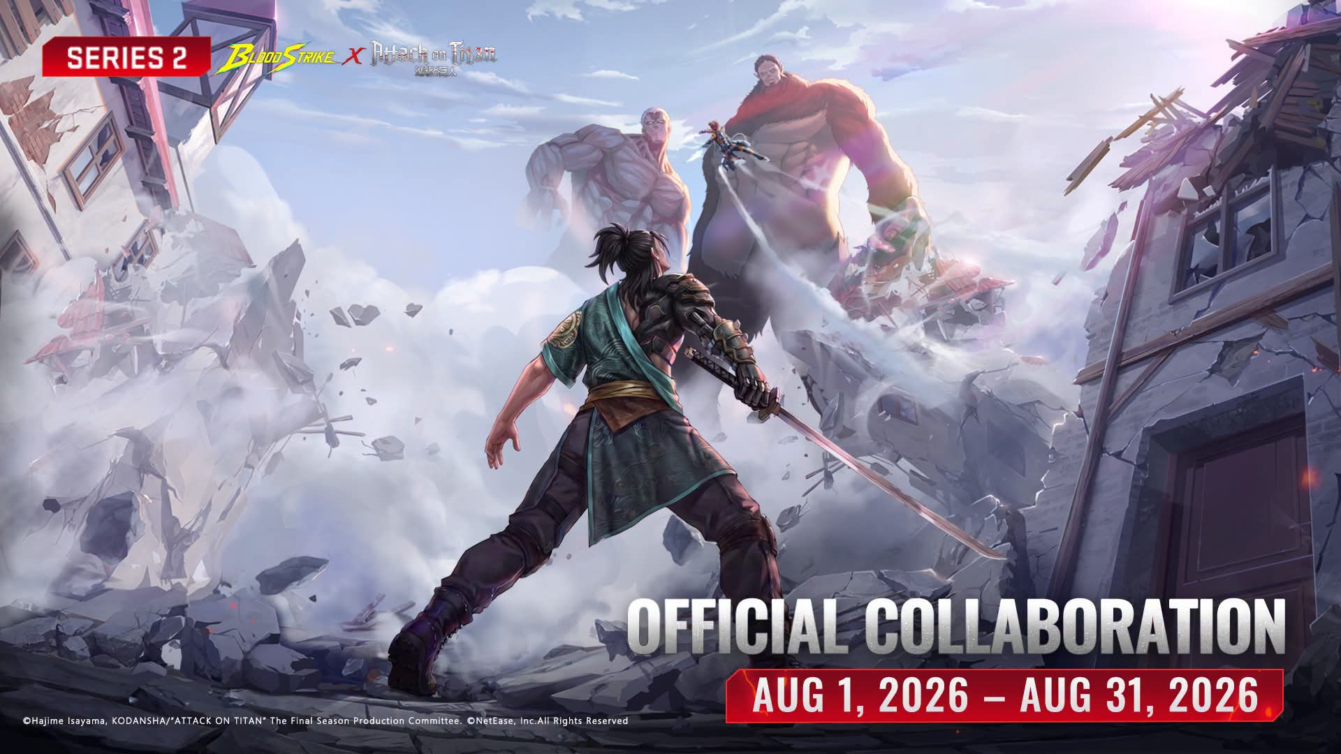 Discovery splash banner for BLOOD STRIKE x 2.5 ANNIVERSARY Discord server