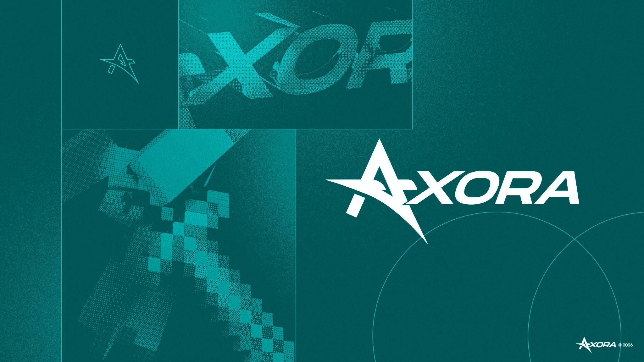 Discovery splash banner for Axora Ranked Bedwars Discord server