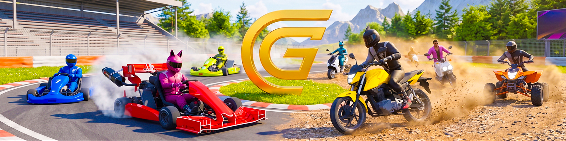 Discovery splash banner for Grand Mobile: SUMMER RUSH 2 Discord server