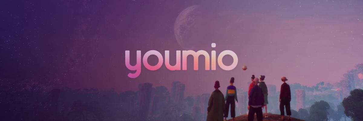 Discovery splash banner for YOUMIO Discord server