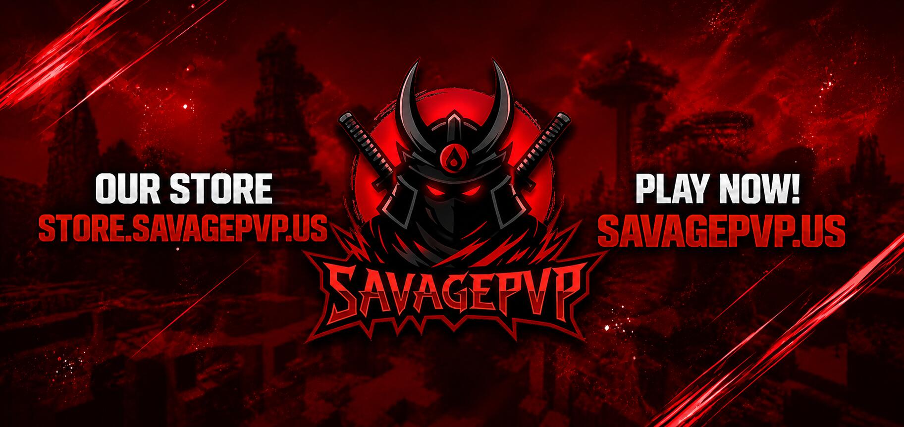 Discovery splash banner for SavagePvP 🏰 Discord server