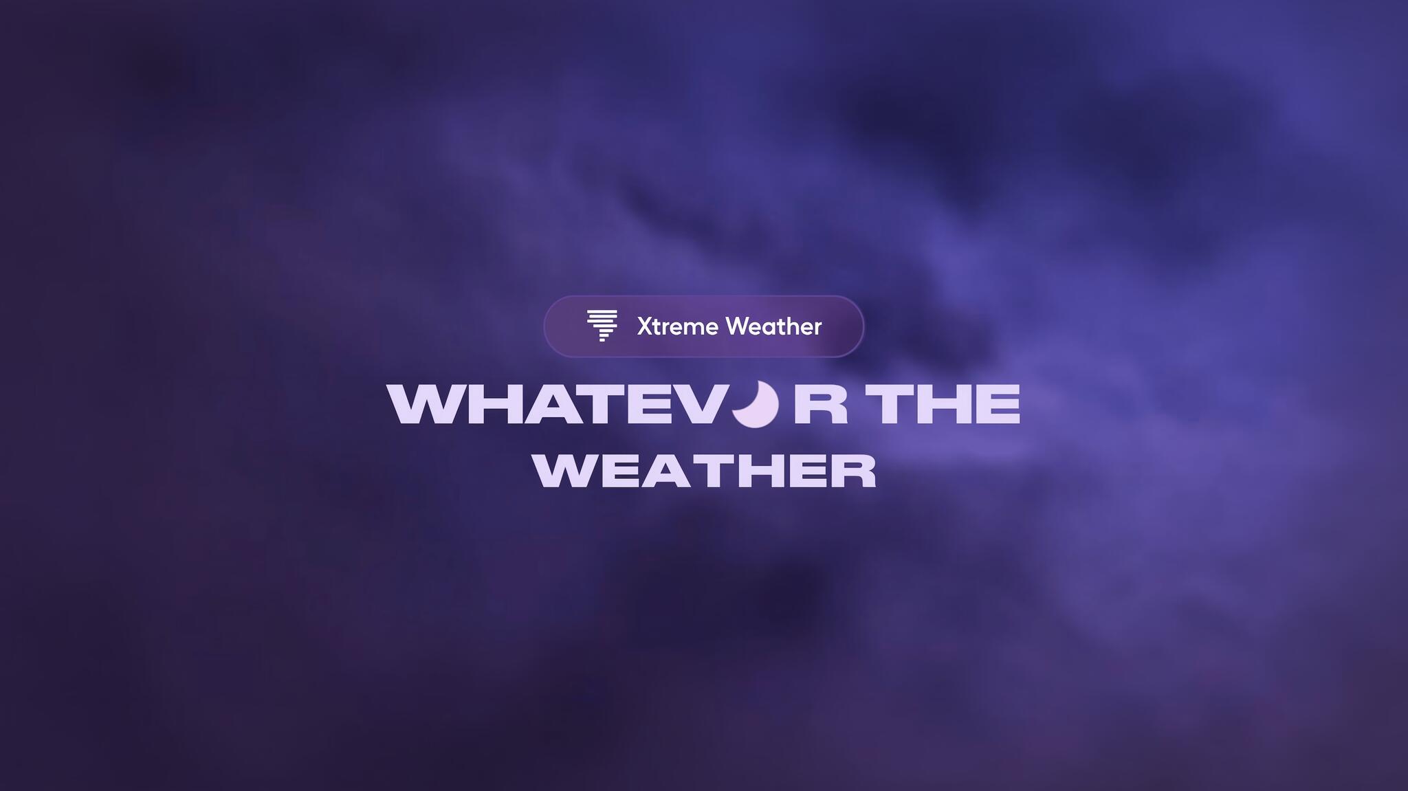 Discovery splash banner for Xtreme Weather Discord server
