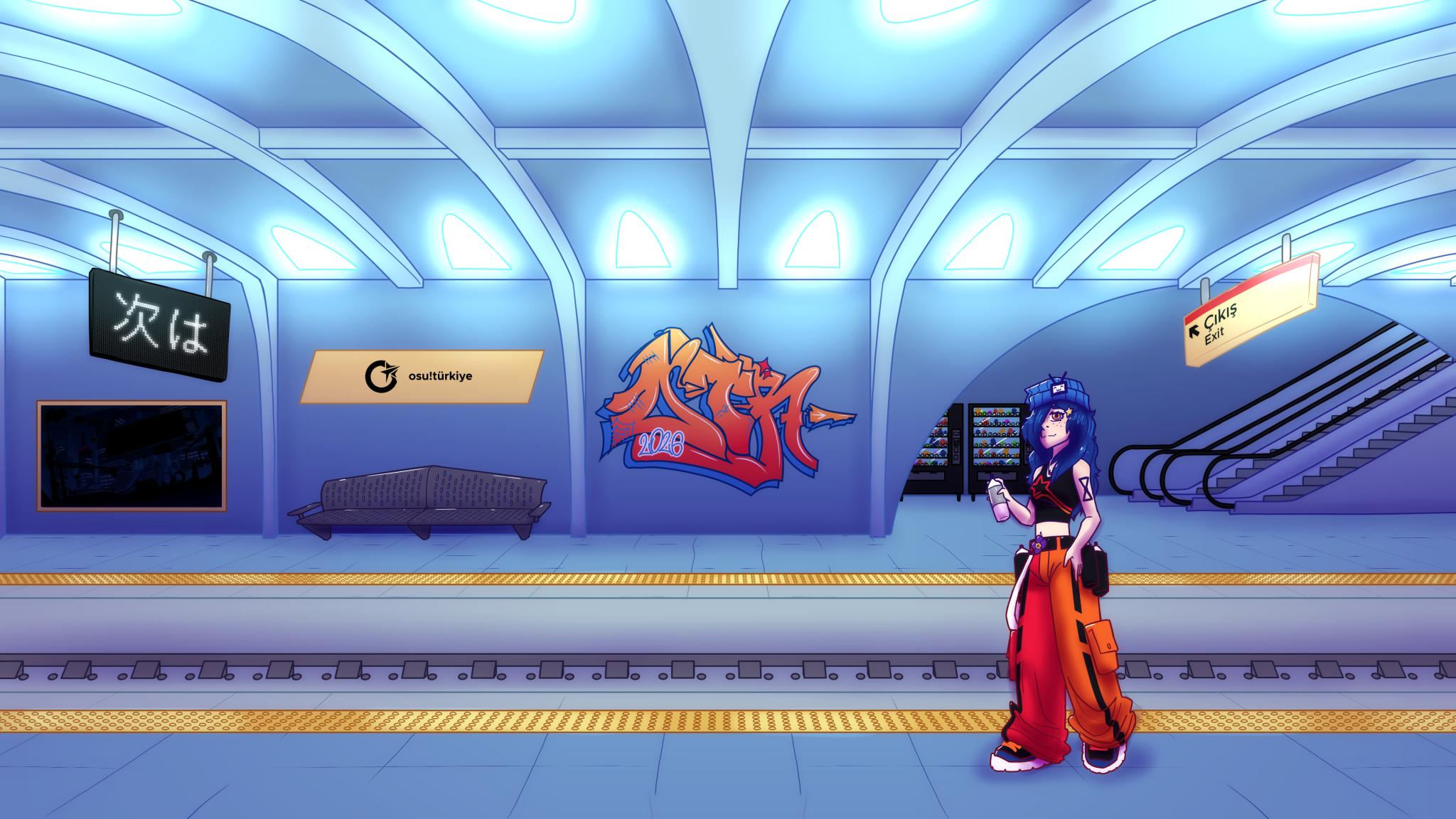 Discovery splash banner for osu!türkiye Discord server