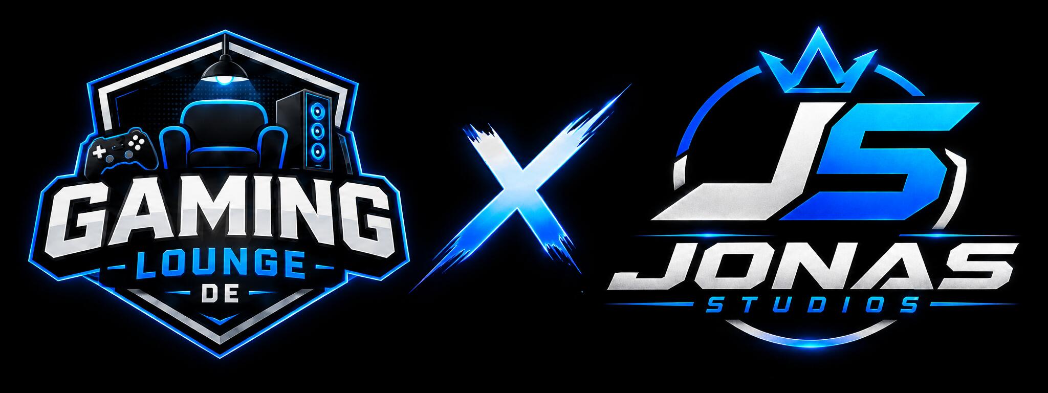 Discovery splash banner for Gaming Lounge DE x Jonas Studios Discord server
