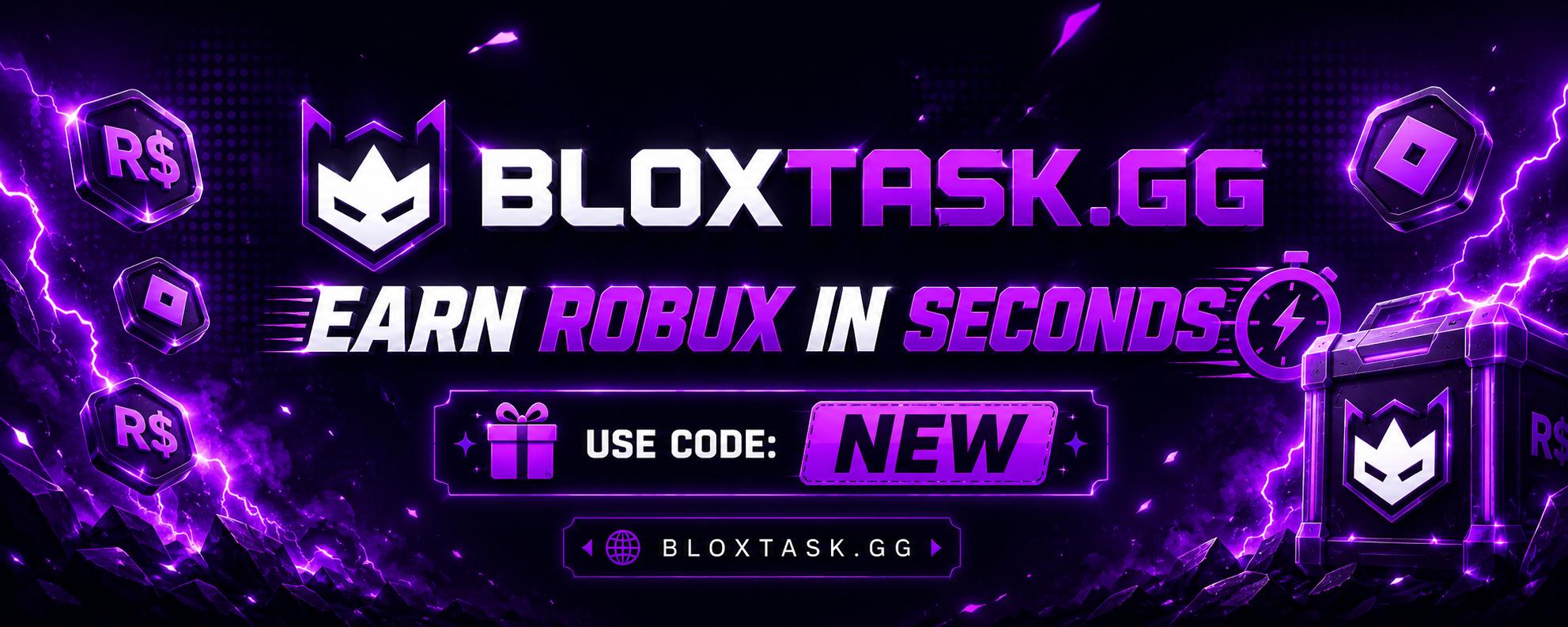 Discovery splash banner for BloxTask.gg Discord server