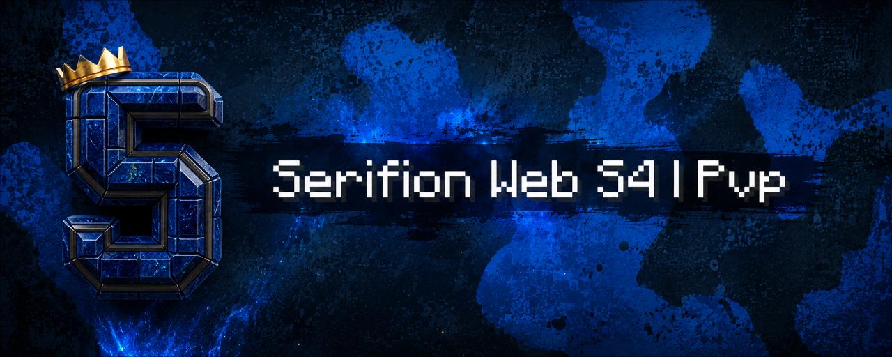 Discovery splash banner for Serifion Web S4 | Pvp-Survival Discord server