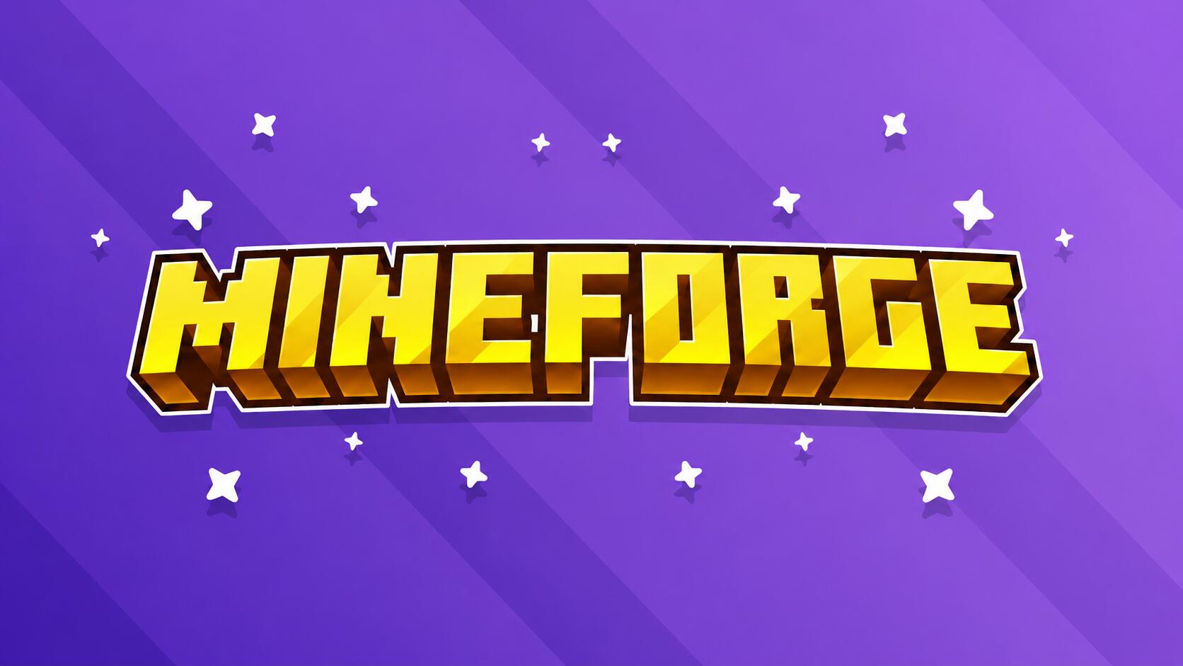 Discovery splash banner for MineForge Community Discord server