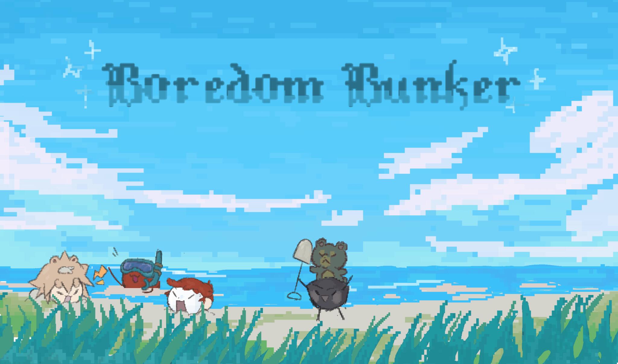 Discovery splash banner for Boredom Bunker Discord server