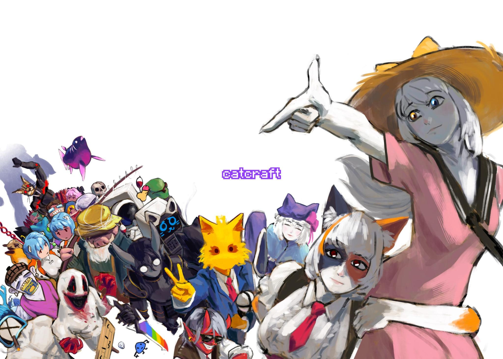 Discovery splash banner for CATCRAFT: Reborn Discord server