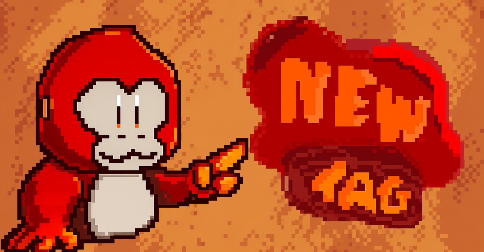 Discovery splash banner for New Tag Discord server