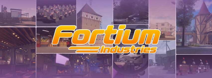 Discovery splash banner for Fortium Industries™ Discord server