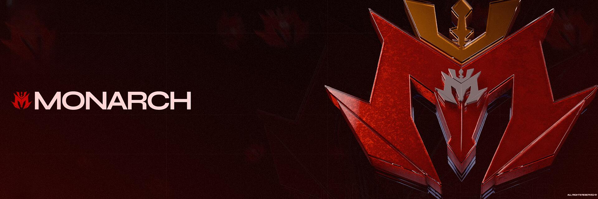 Discovery splash banner for Monarch eSports Discord server