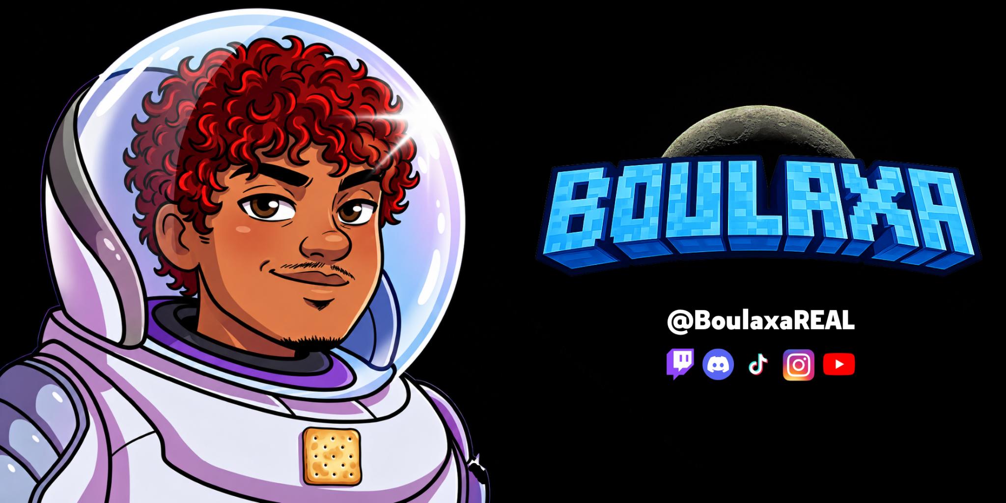 Discovery splash banner for Boulaxa Labs 💚💛 Discord server
