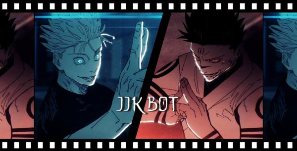 Discovery splash banner for JJK Bot Discord server