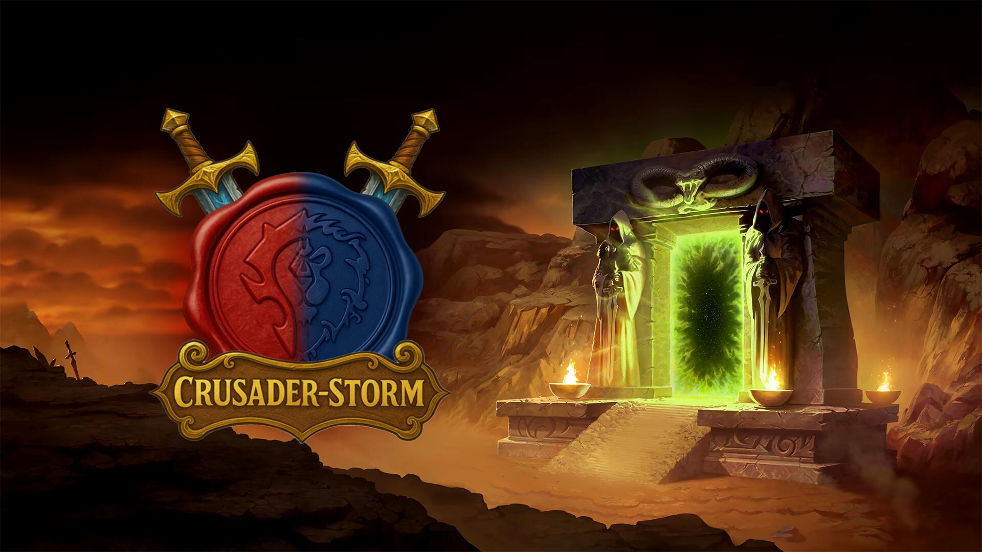 Discovery splash banner for Crusader-Storm WoW Discord server
