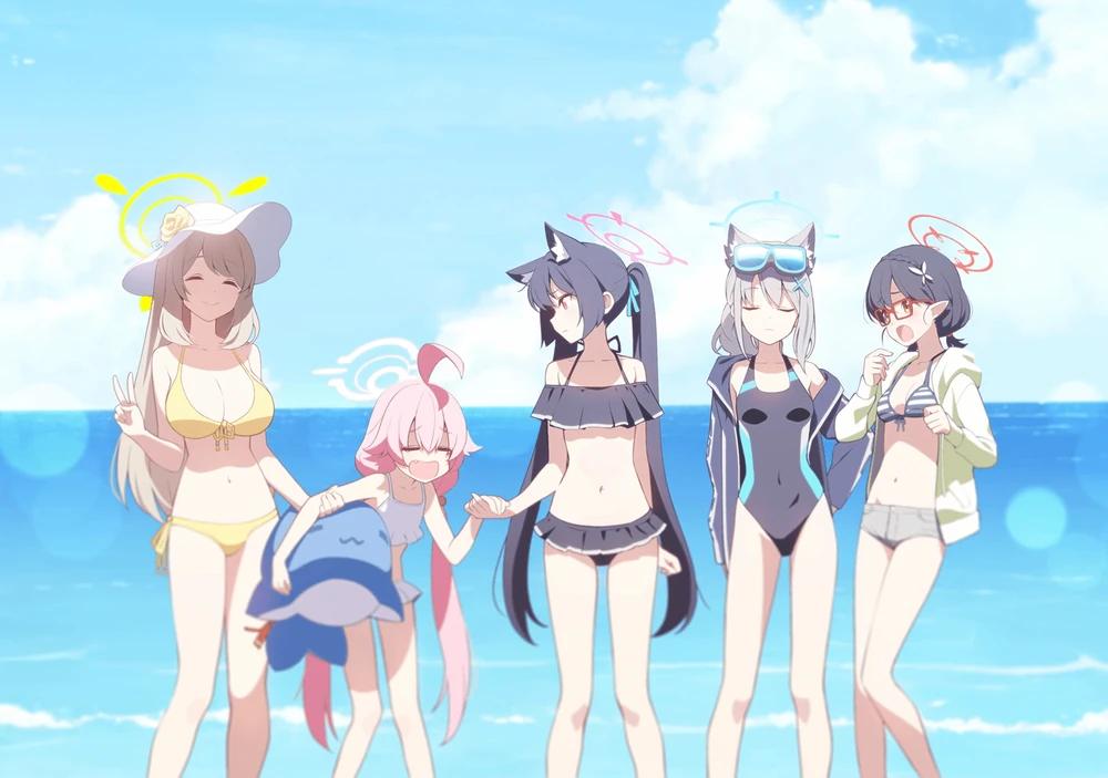 Discovery splash banner for SillyOomfiesᓀ‸ᓂ (Blue Archive) Discord server