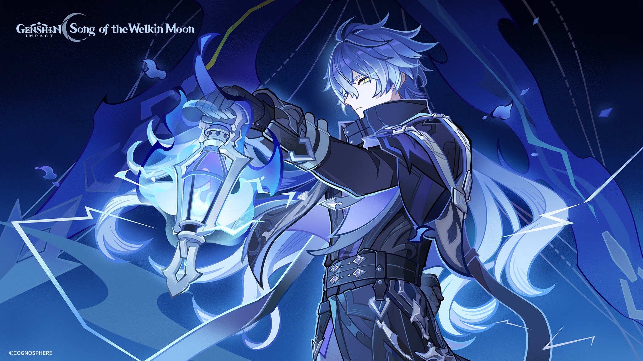 Discovery splash banner for flins 🕯 activity comp ♡ social . giveaways . guild . genshin impact Discord server