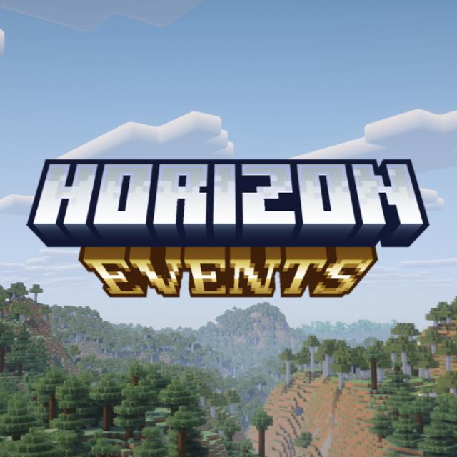 Discovery splash banner for The Horizon(MC EVENTS) Discord server