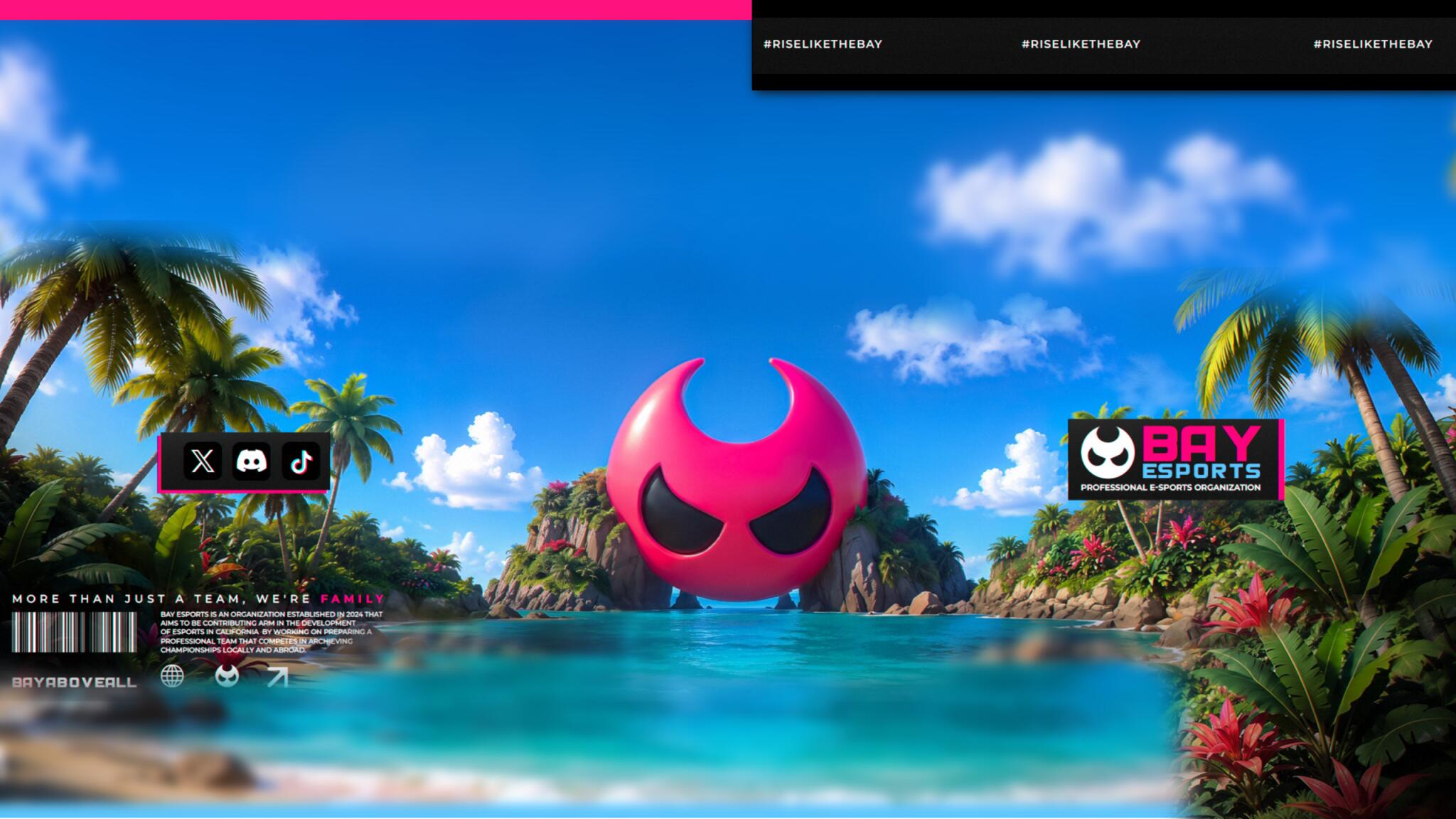 Discovery splash banner for BAY ABOVE ALL | eSports Discord server