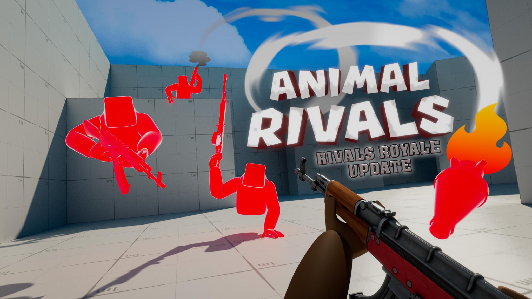 Discovery splash banner for ANIMAL RIVALS VR Discord server
