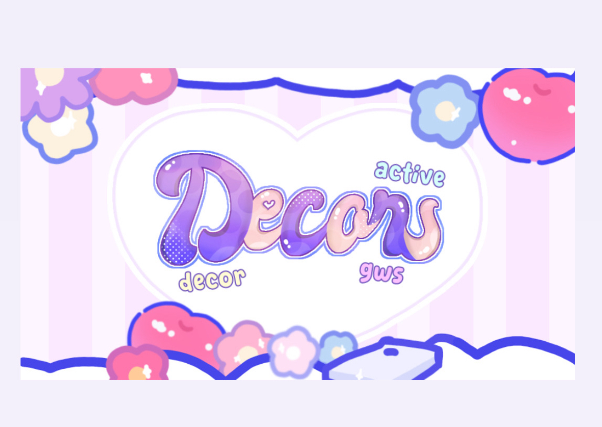 Discovery splash banner for 🍧 decors ୧ sociαl ⊹ decor ⊹ giveαwαys ⊹ guilds Discord server
