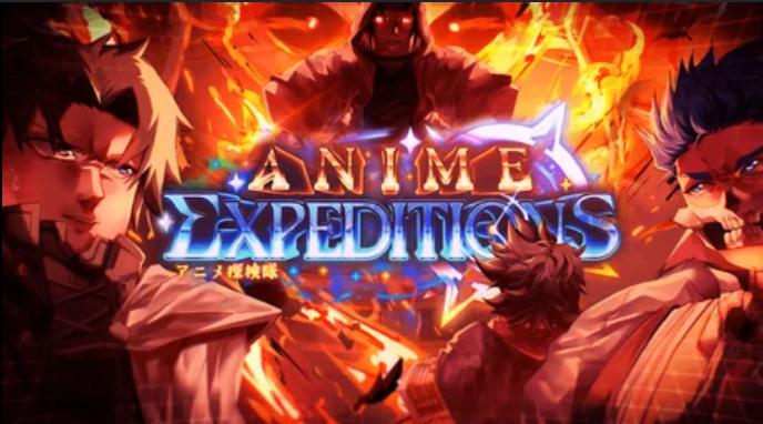 Discovery splash banner for Anime Expeditions Roblox Discord server