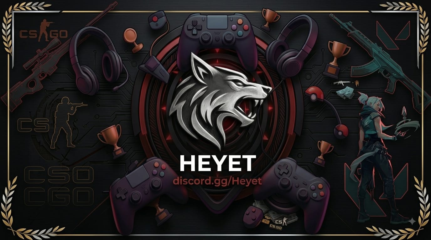 Discovery splash banner for HEYET Discord server