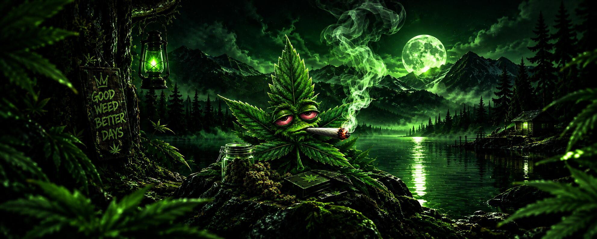 Discovery splash banner for Stoned Discord server