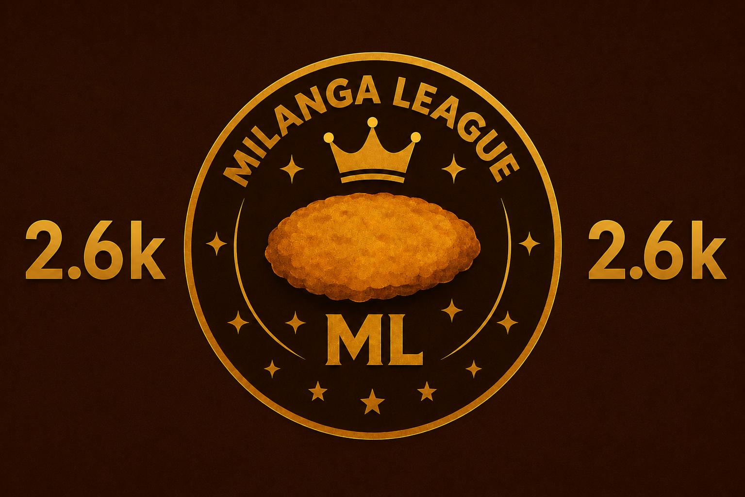 Discovery splash banner for Milanga League #π,ππ€ Discord server