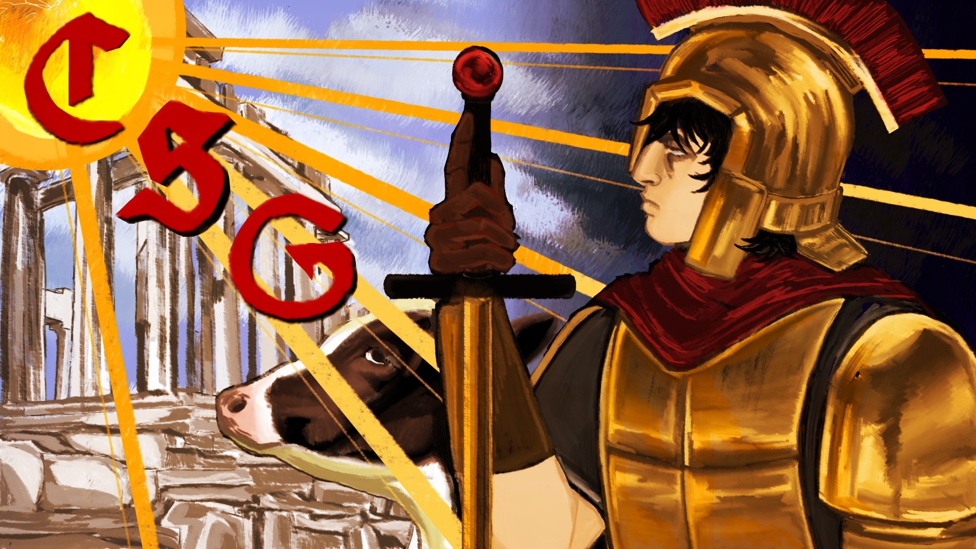 Discovery splash banner for civilization survival game Discord server