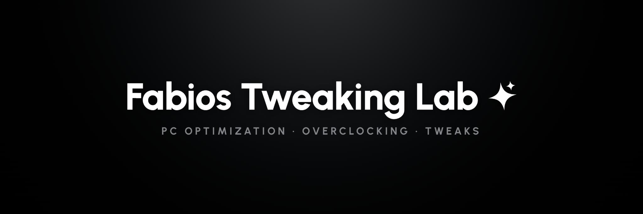 Discovery splash banner for Fabio's Tweaking Lab Discord server