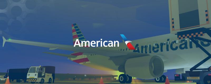 Discovery splash banner for American Airlines PTFS Discord server