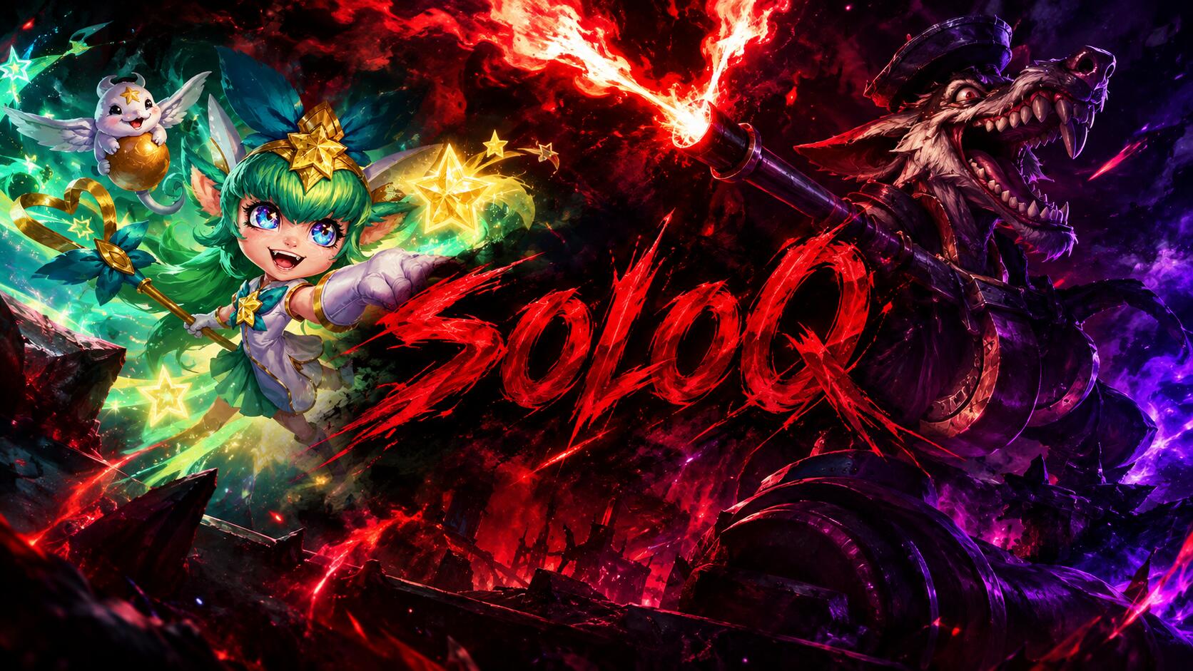 Discovery splash banner for 𝑺𝒐𝒍𝒐𝑸 Discord server