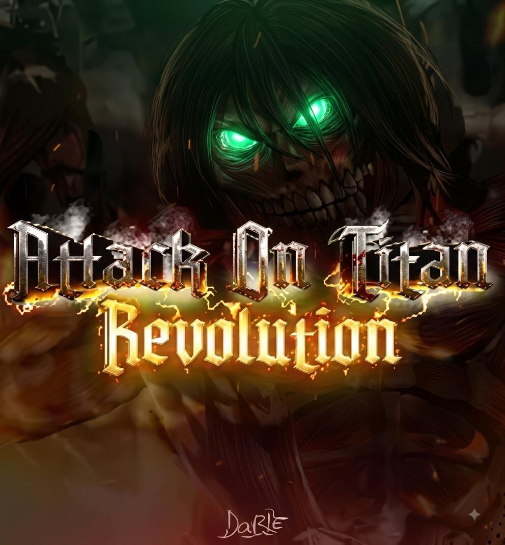 Discovery splash banner for Attack on Titan Revolution Discord | Roblox AOT Revolution Discord server