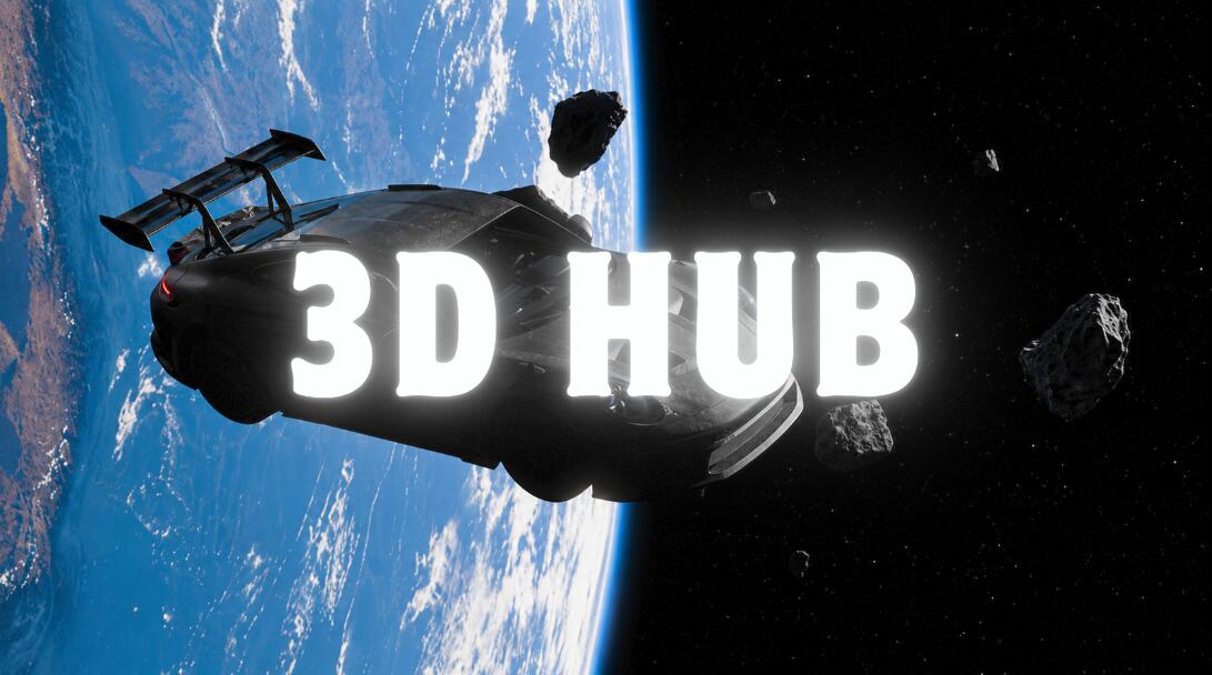 Discovery splash banner for 3D Hub Discord server