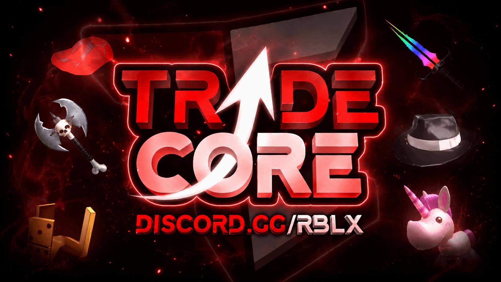 Discovery splash banner for Trade Core Discord server