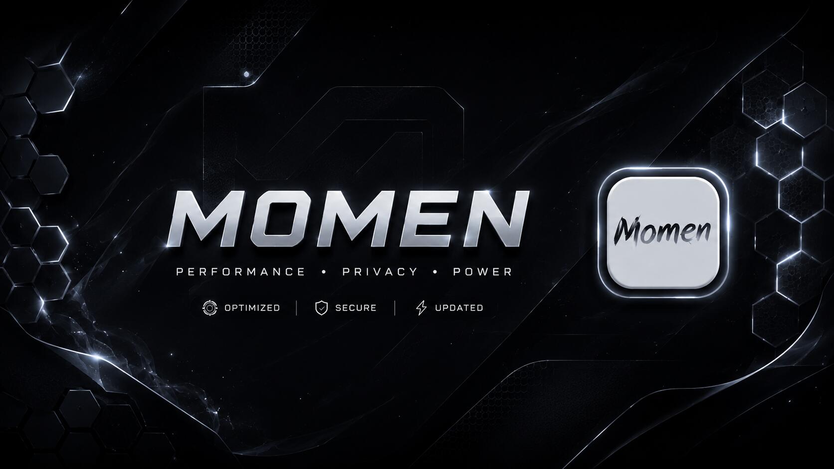 Discovery splash banner for Momen Hex Discord server