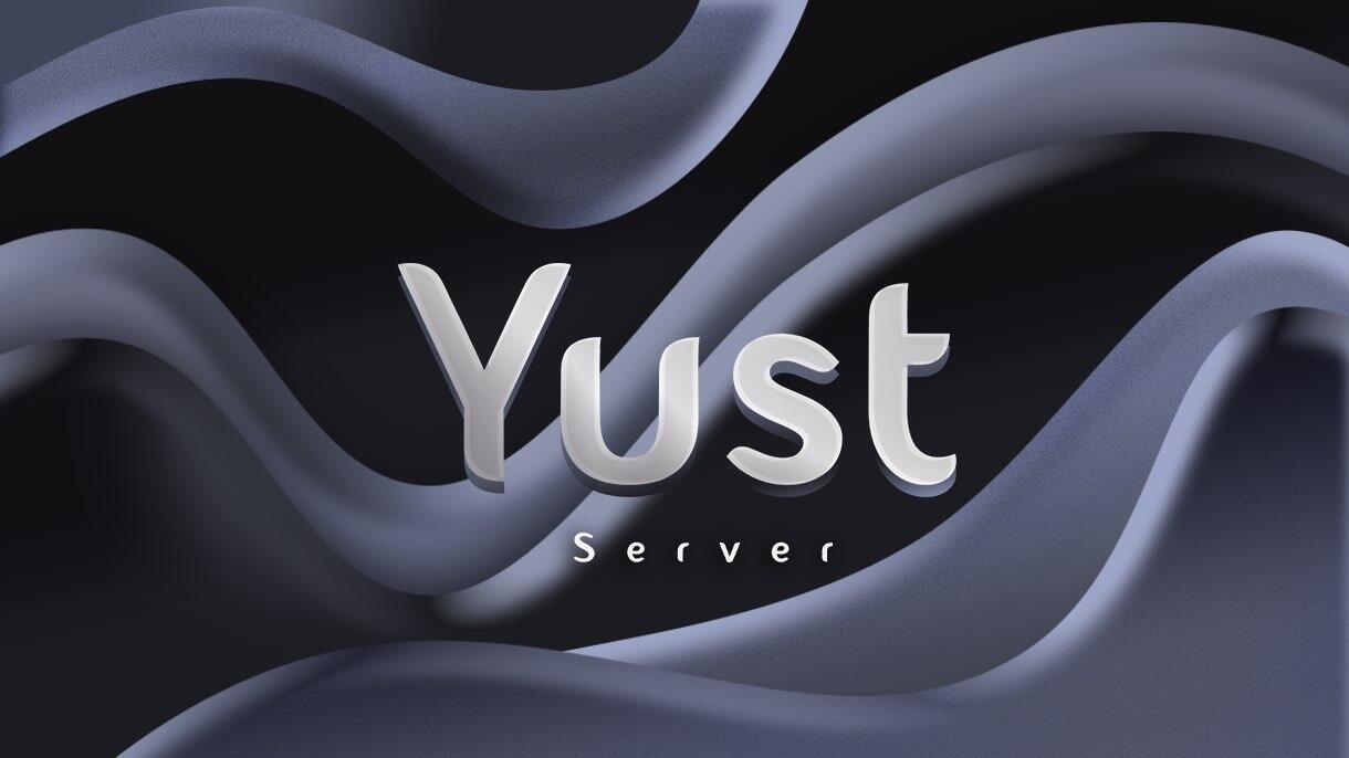 Discovery splash banner for Yust Discord server