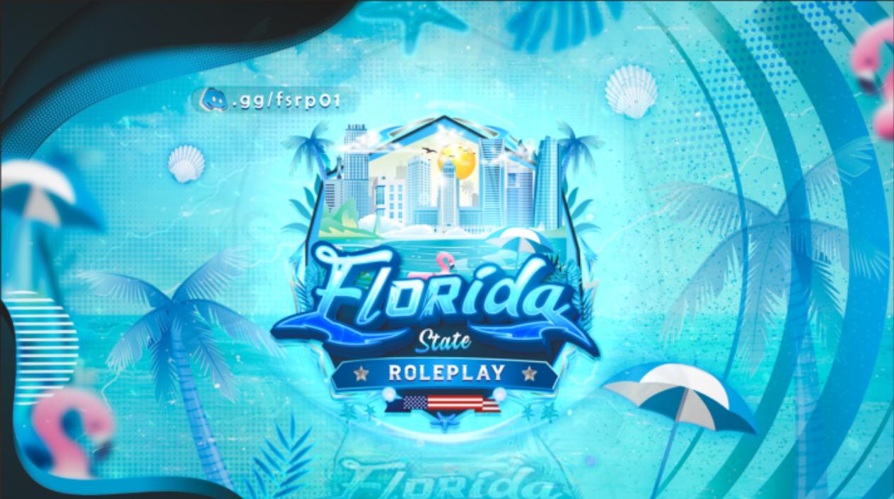 Discovery splash banner for Florida State Roleplay Discord server