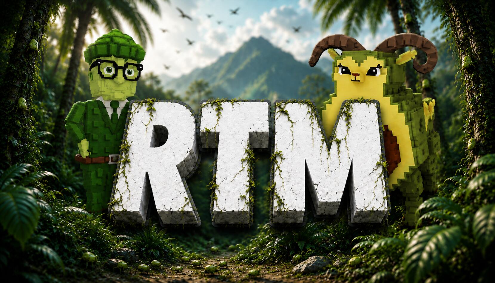 Discovery splash banner for Realm's Market | MiddleMan Services Discord server