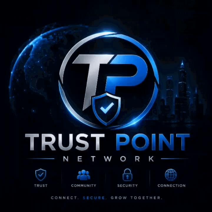 Discovery splash banner for Trust Point Market Discord server