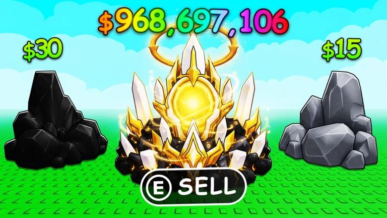 Discovery splash banner for Sell Ores | Roblox Discord server