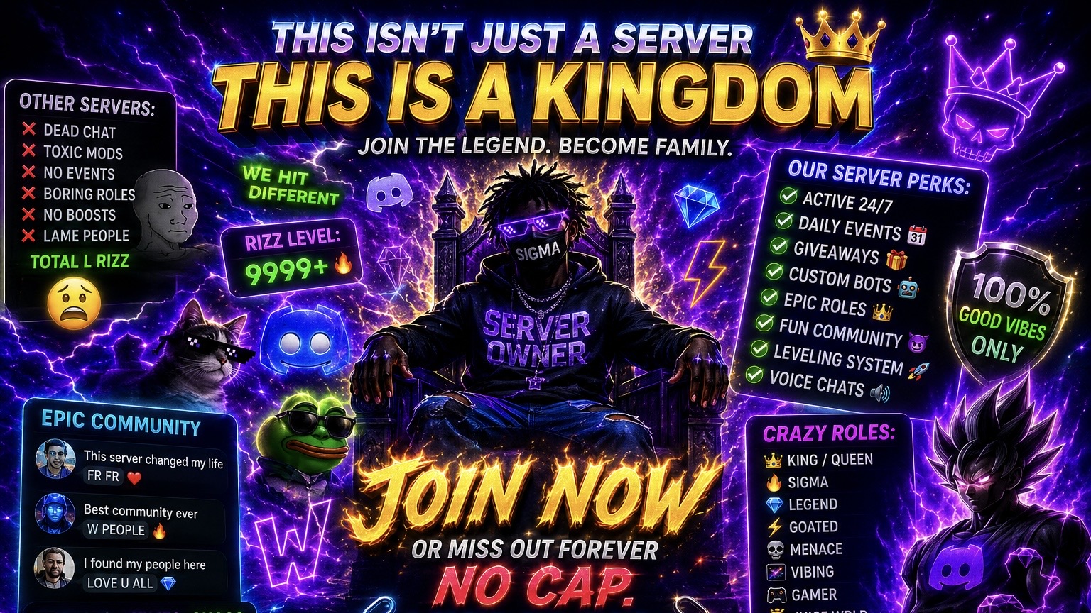 Discovery splash banner for Pluh’s Crew Discord server