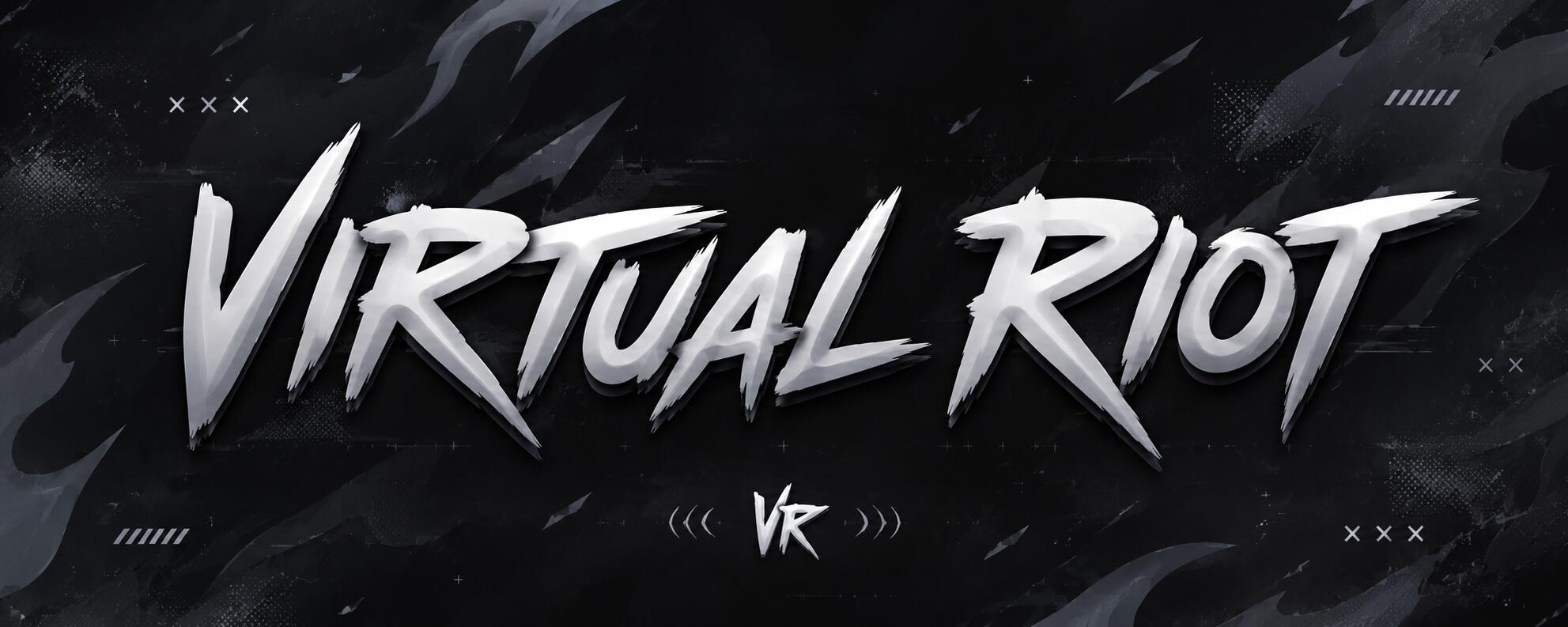 Discovery splash banner for Virtual Riot 💀 Discord server