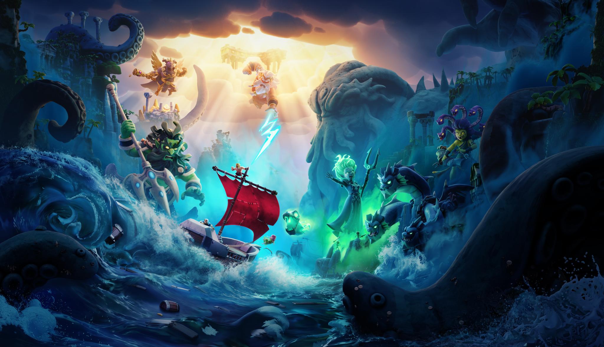 Discovery splash banner for Clash of Clans Discord server