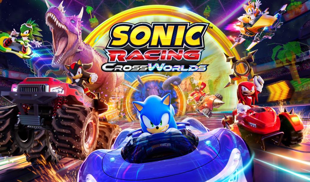 Discovery splash banner for Sonic Racing: CrossWorlds Discord server