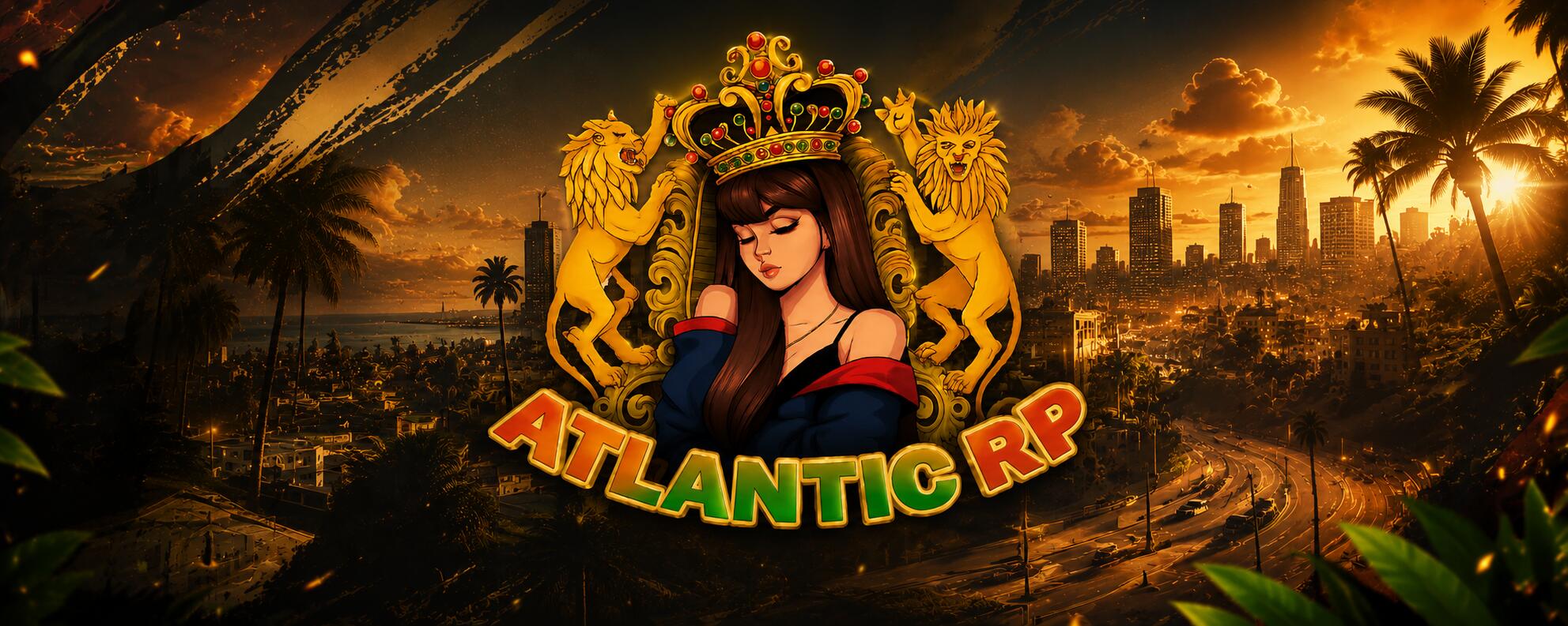 Discovery splash banner for A T L A N T I C © ┃MAROC RP +22 Discord server